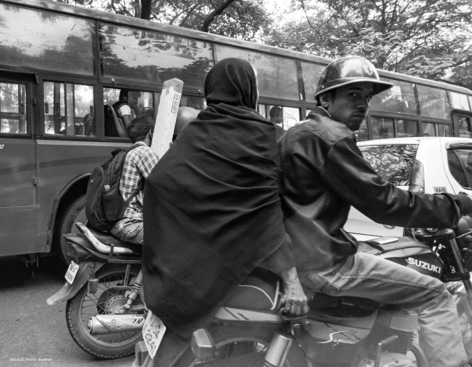 This guy looked at me with some hateful eyes. I smiled and waved.