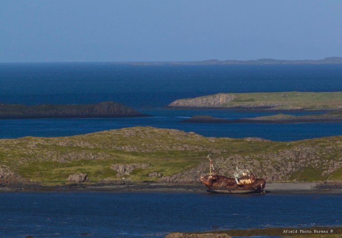 She's seen better days cap'n. On the road to Stykkisholmur.